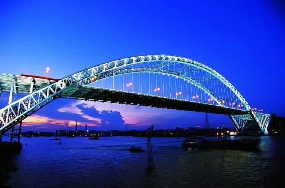 跨街人行天桥资料下载-中国现代桥梁介绍锦集