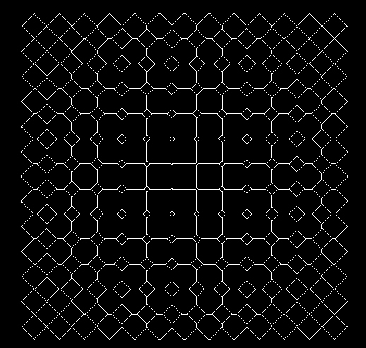 图形渐变系列一-正方向渐变菱形