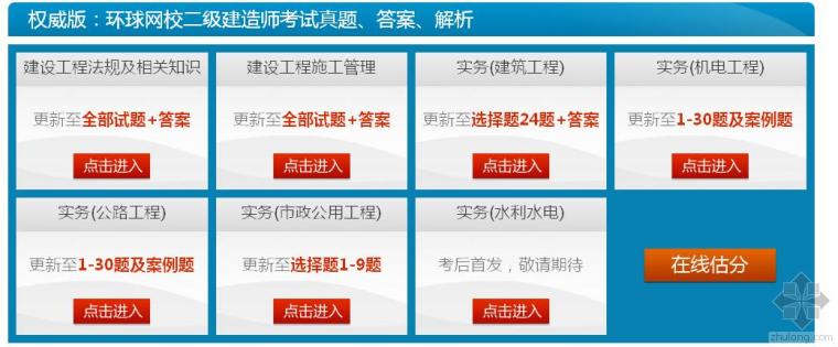 施工技术管理培训试卷资料下载-2014二级建造师考试的试卷和答案出来了，快去对分～