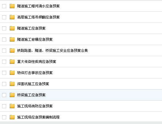 应急预案施组资料下载-应急预案施工组织设计