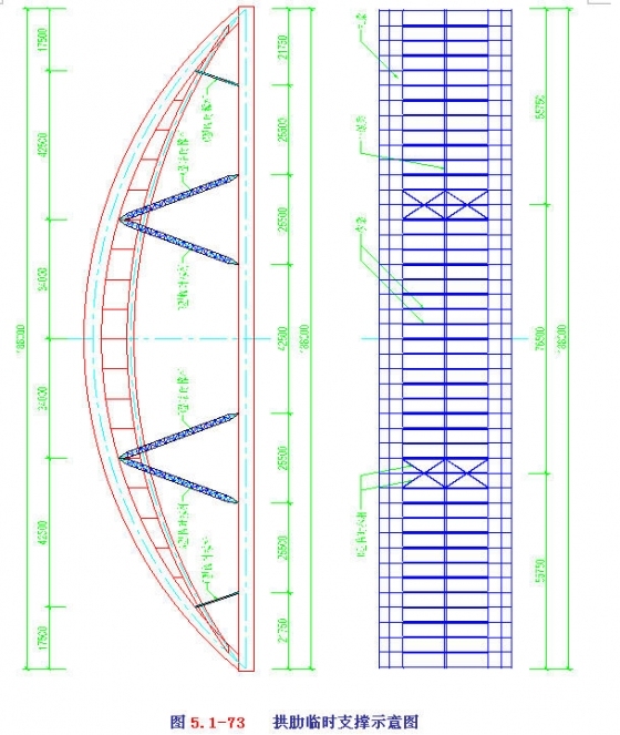 钢拱组合体系拱桥钢拱梁顶推安装_5