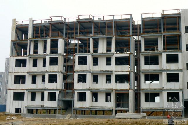 钢结构车库入口图纸资料下载-住宅建设中高层钢结构住宅施工应用技术