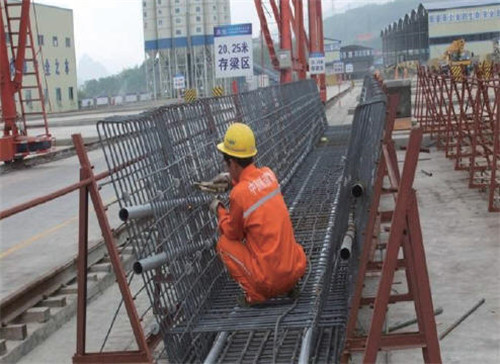 预制箱梁钢筋绑扎工艺资料下载-胎架法、定位架法安装预制梁钢筋优秀作法