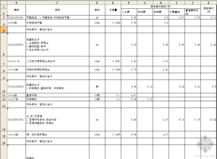 防雷接地定额问题资料下载-投标综合单价 广联达套定额问题