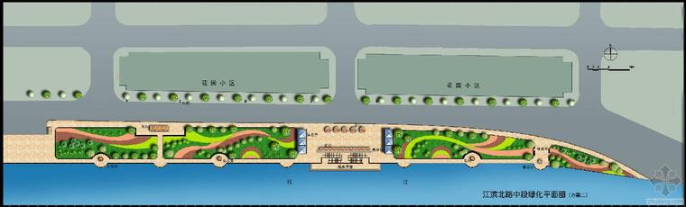 江滨景观公园资料下载-龙泉市江滨北路景观绿地全套施工图