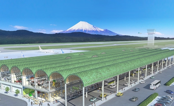 航空机场航站楼资料下载-   日本：富士山静冈市机场航站楼设计方确定