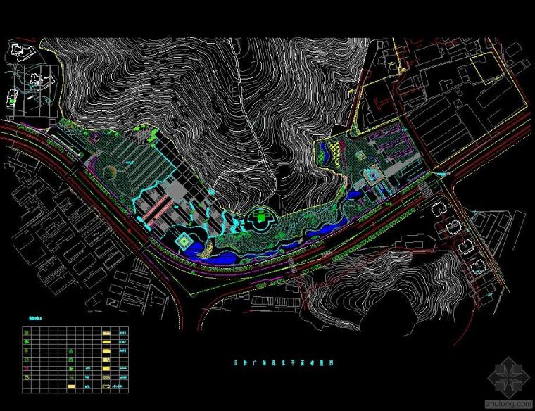 中国美术学院建筑图资料下载-瑞安市万松广场景观建筑施工图