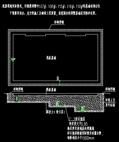 两层四联别墅资料下载-砂石换填基础