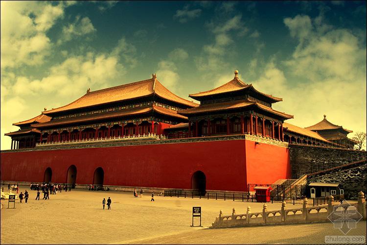 盖木结构琉璃瓦房子屋顶资料下载-中国古代房屋结构为何以木结构为主?