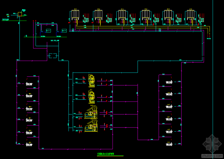 冷却塔布置大样图资料下载-大型制冷机房及冷却塔