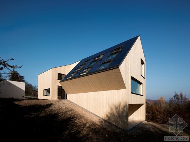 两层田园式别墅资料下载-奥地利碳中和住宅”阳光别墅”