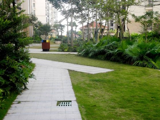 居住区公园园路铺装设计