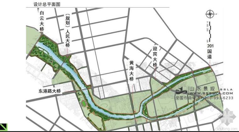城市河道景观规划设计资料下载-[山水景观]大东沟河道景观规划设计