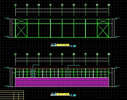 钢结构施工图27米资料下载-18米X50米钢结构工程施工图