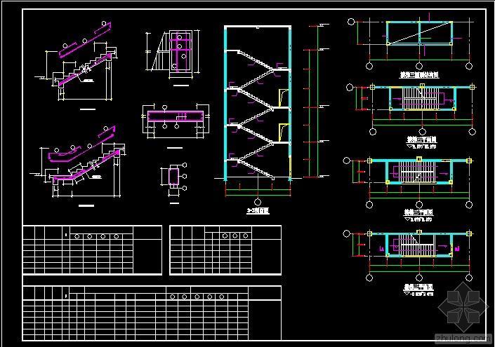 办公楼图纸cad资料下载-办公楼结构施工图纸CAD