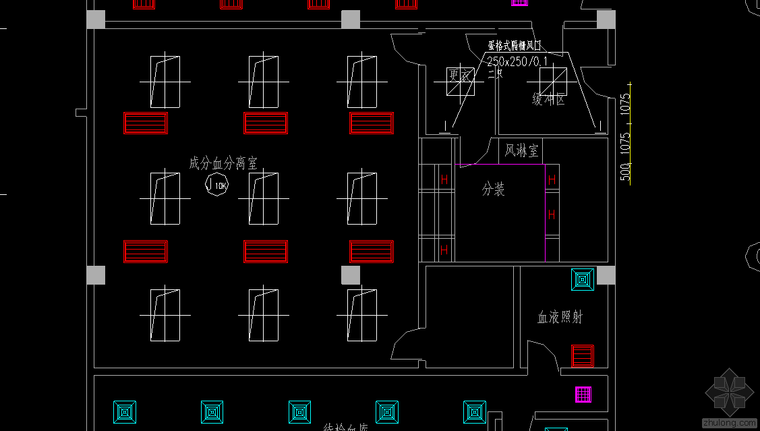 净化空调风口资料下载-深圳某血站净化空调图纸