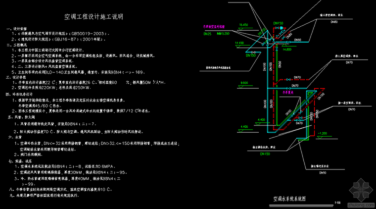 附属用房su资料下载-办公附属用房空调消防