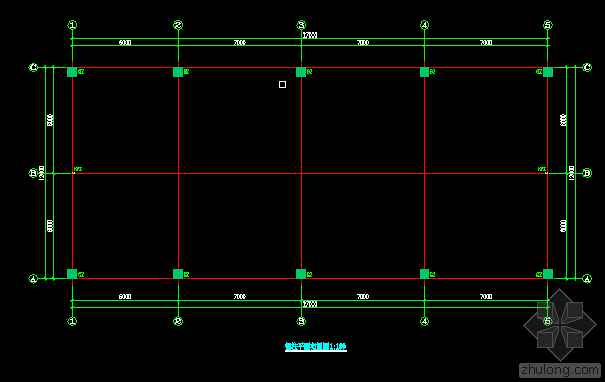 土木工程cad作业dwg资料下载-广西南宁18米跨度工程CAD.dwg