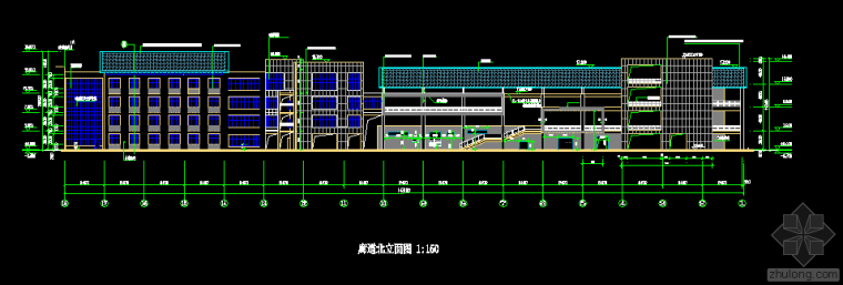 多层管廊钢结构资料下载-河南某房产公司多层钢结构工程CAD.dwg