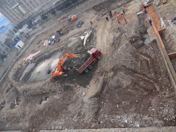 高层地下室全过程资料下载-高层建筑地下室基坑施工全过程图片集一