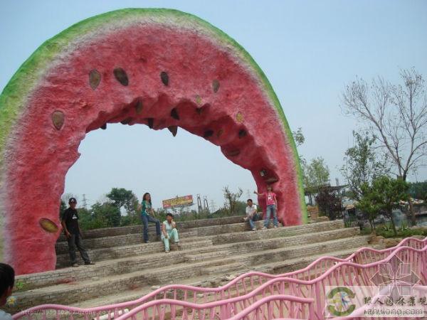 大型假山CAD平面图图纸资料下载-假山大门设计_假山大门图片