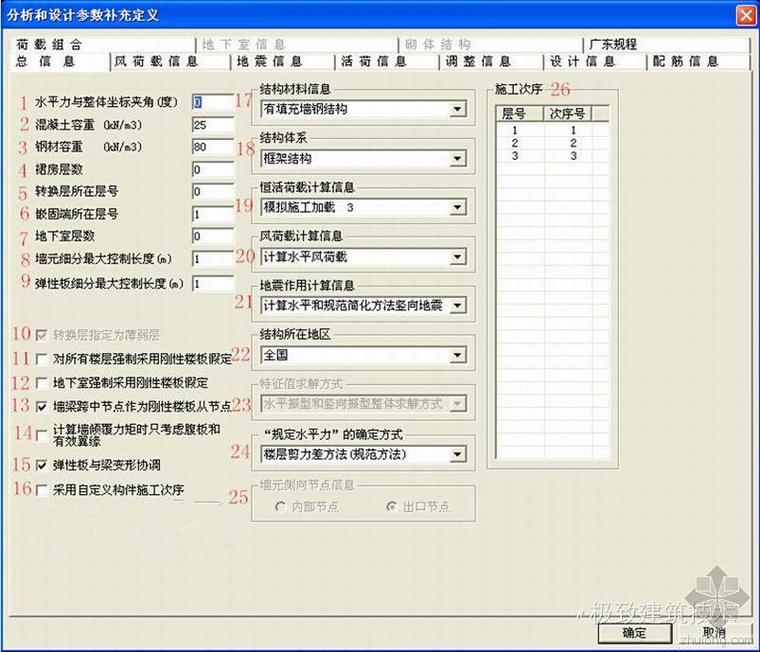 pkpm板荷载布置资料下载-PKPM丨Satwe参数详解之一：总信息