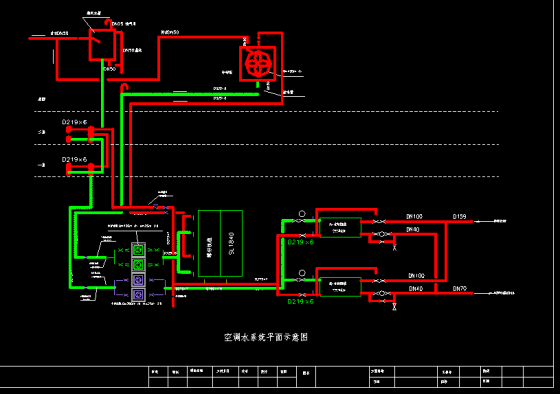 [资料]超市空调平面系统图