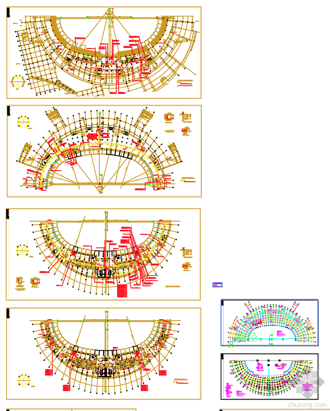 室内体育dwg资料下载-宜兴市体育馆弱电图.dwg