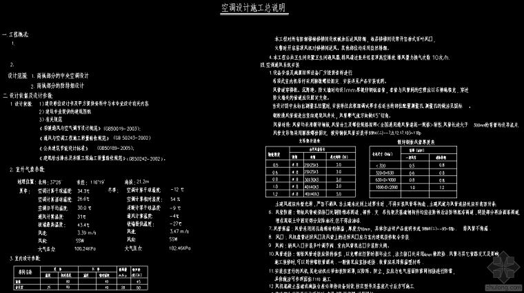 中央空调水管系统图资料下载-三层商城中央空调设计