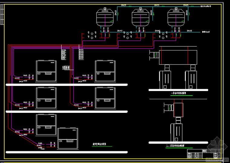 中央空调机房系统图资料下载-商场中央空调设计5