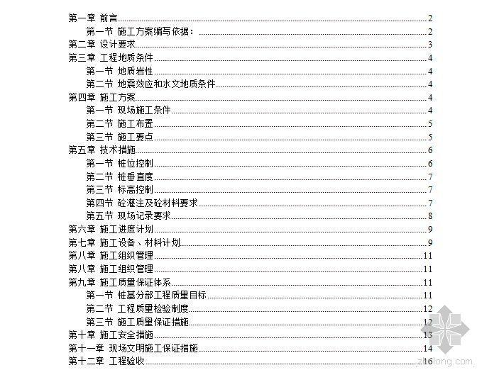 桩复合地基施工方案资料下载-某幼儿园复合地基混凝土桩施工方案