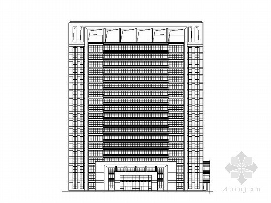 九层病房楼建筑图纸资料下载-人民医院十九层病房综合楼施工图