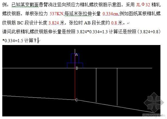 精轧螺纹钢垫板资料下载-精轧螺纹钢筋张拉伸长量的计算问题