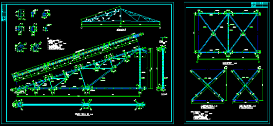 钢结构屋架结构详图-QQ截图20141030214409.png