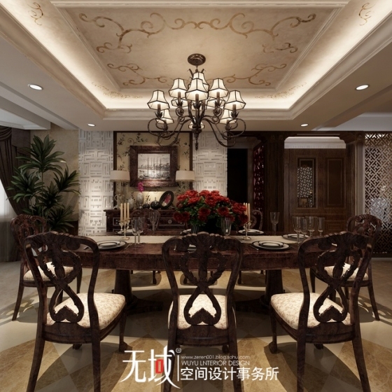 [无域空间设计]北京市昌平区某私人500平独栋别墅欧式设计风格-2.jpg