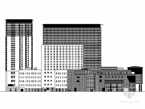山东11层住宅建筑施工图资料下载-山东二十二层商住楼建筑施工图