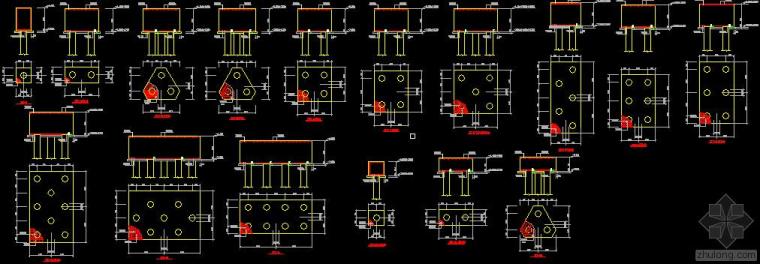 三柱基础详图资料下载-铁厂车库结构图3#楼基础图