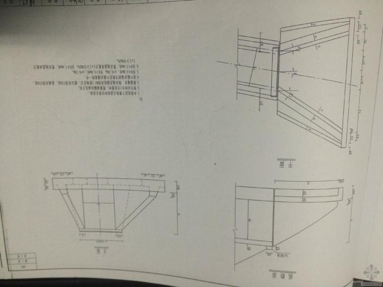 八字翼墙CAD资料下载-关于涵洞翼墙图纸的问题
