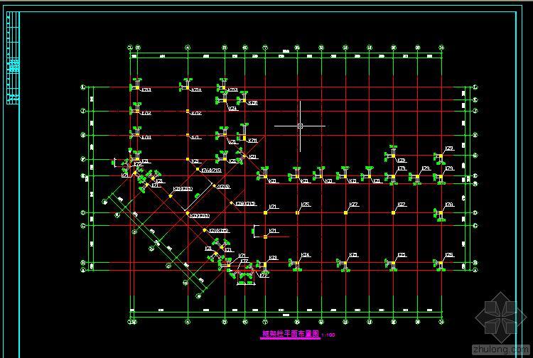 钢框架砼结构施工工艺图资料下载-四层砼框架办公楼结构施工图