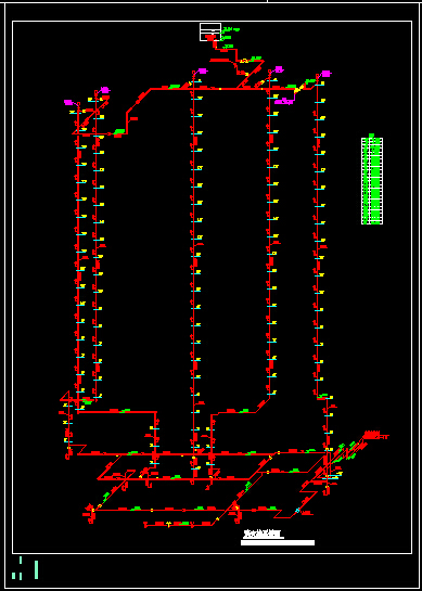 [资料]21层领馆公寓给排水施工图纸