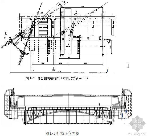 120m主跨斜拉桥资料下载-[案例]斜拉桥大型挂篮整体下放施工方法