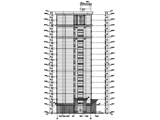 山东新泰华府新天地欧式风格住宅建筑施工图-8、11、14＃0109-Model.jpg