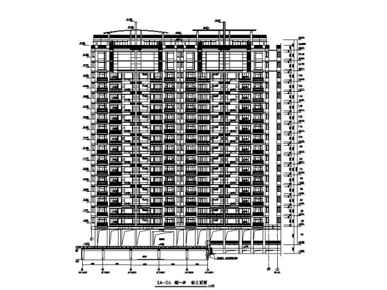 珠海现代风格20层住宅楼施工图-1.jpg