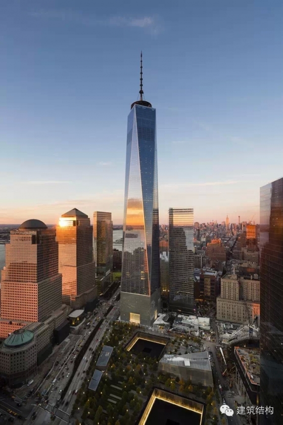 [资料]建筑结构丨 独家:值得关注的纽约世贸中心1号楼结构体系和施工