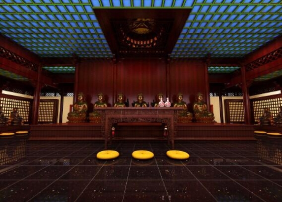 古建筑室内效果图-佛堂和禅房-结构圈新鲜事-筑龙结构设计论坛