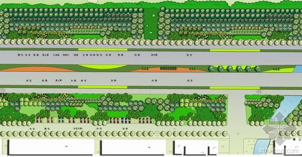 道路隔离带绿化护栏资料下载-城市道路绿化设计技巧