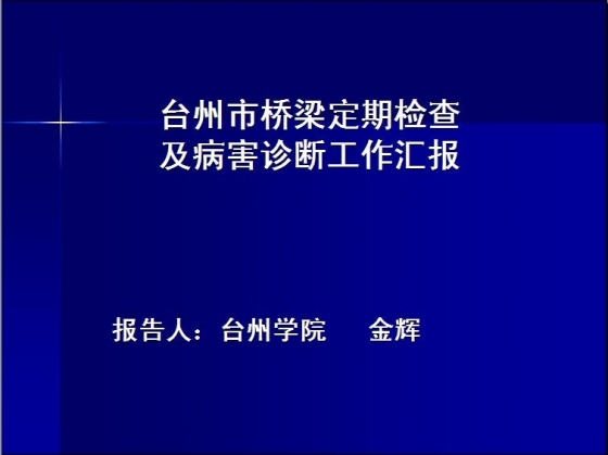 台州市桥梁定期检查及病害诊断工作汇报-013