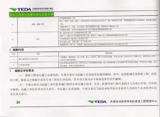 天津开发区建设工程安全质量标准化实施手册2010版-003