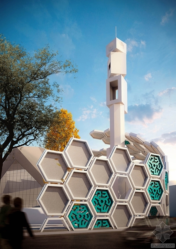 居民区改造方案资料下载-德黑兰：“圣城清真寺”改造设计方案