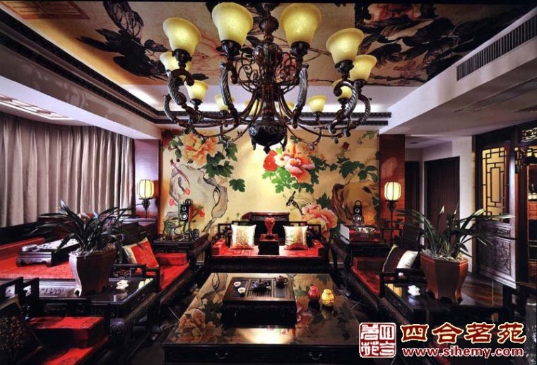 中式家居室内装饰资料下载-惊艳你眼睛的中式风格家居